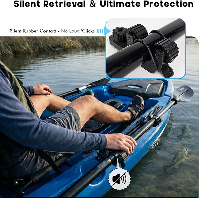 Kayak Paddle Holder Track Moun - Fishing Kayak Cart ulasan dan harga