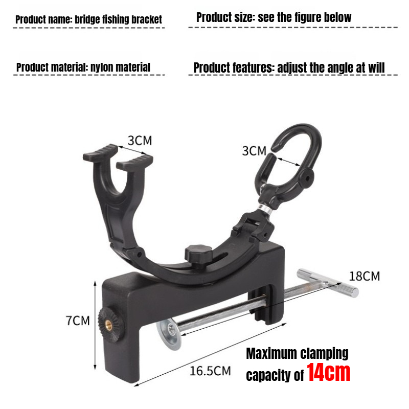 360° Rotating Adjustable Heavy - Fishing Kayak Rod Holder ulasan dan harga